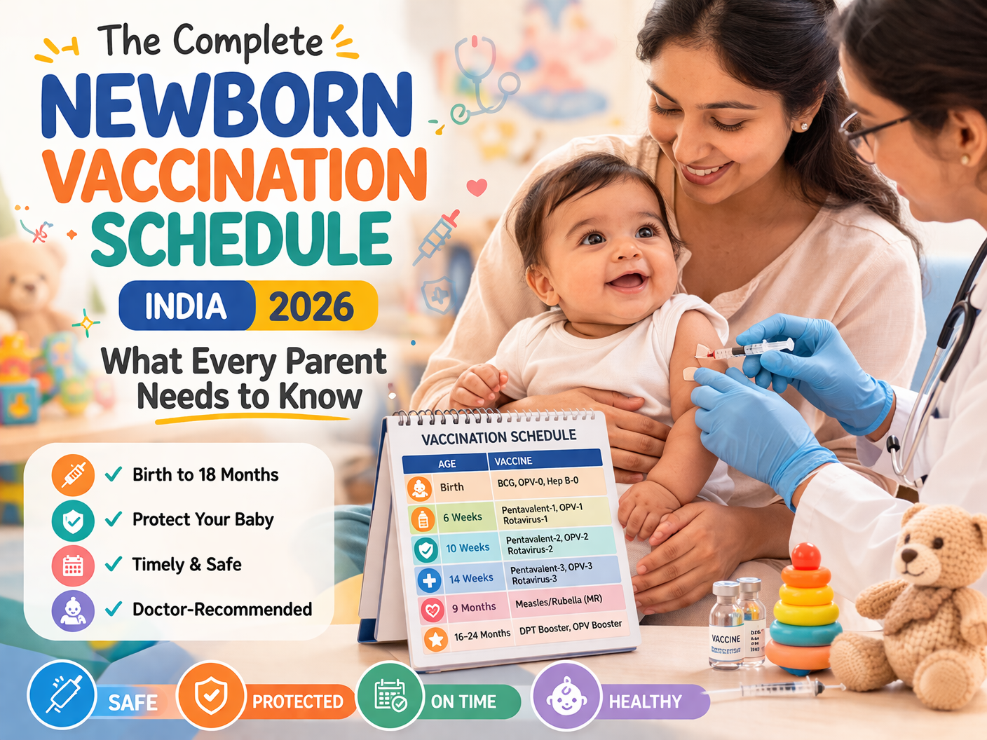 The Complete Newborn Vaccination Schedule India  What Every Parent Needs to Know